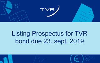 Listing prospectus for TVR bond due 23.Sept.2019